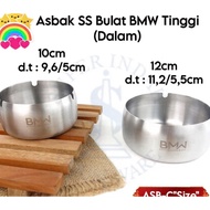 Tall stainless steel Ashtray Ashtray/ Ashtray grey container Thick stainless steel Ashtray/ stainles