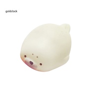 GD- Cute Soft White Seal Stress Relieve Squishy Squeeze Healing Toy Adult Kids Gift
