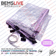⭐ ⌘ ⦸ ⧈ ♞,♘,♙DETACHABLE SIDE COVERINGS ONLY or TRAPAL Only for CANOPY Umbrella in eBikes eMotorcycl