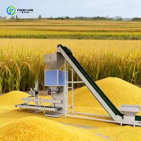 Automatic granule corn flour bagging granule packaging machine