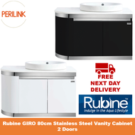 Rubine Vanity Cabinet GIRO RBF-1685D2 BK / RBF-1685D2 WH