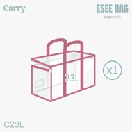 BAGTORY C-Carry E-See Storage Bag with Handles | C23L| 百宝袋王 高清储物袋 C手提式 23L (小)