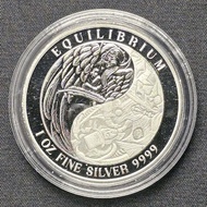 [Unique & Collectible] 2024 1oz Tokelau Equilibrium .9999 Silver BU / Proof-Like Coin