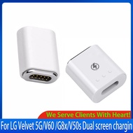 Original For LG V60 ThinQ 5G/G8X/V50S/Velvet Sub screen Magnetic adapter Adapter Charging For LG Vel