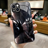 Black Clover Asta 9 design Tempered Glass Phone Case Cover For iphone XR XS MAX 11 12 13 14 15 16e 1