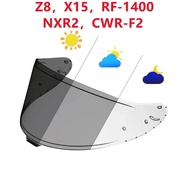 Photochromic Visor for X-15 X-Fifteen X-SPR PRO RF-1400 NXR 2 CWR-F2R Z8 Tinted Lens Shield Helmet V