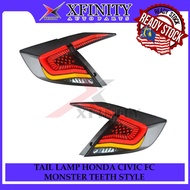 HONDA CIVIC FC ( MONSTER TEETH STYLE ) TAIL LAMP / TAIL LIGHT