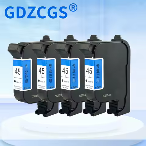 For HP45 45 Ink Cartridge For HP45 Inkjet Plotter Remanufactured Black Inkjet Ink Cartridge For HP 5