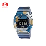 Casio G-Shock Street Spirit Series GM-5600SS-1 Graffiti Multicolored Blue Resin Band Men Sports Watc
