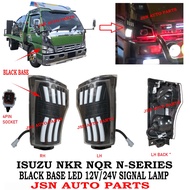 J103S04 BLACK BASE LED 12V/24V SIGNAL LAMP ISUZU NKR NQR N-SERIES LORRY TRUCK AKSESORI