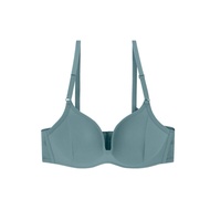 Wacoal Mood New Travel Bra Roll-Up No Underwire Model MM1E36 Green-Gray Size E75/34E
