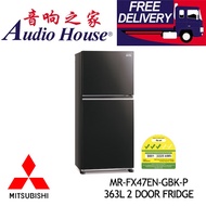 MITSUBISHI MR-FX47EN-GBK-P / MR-FX47EN-GWH-P 363L 2 DOOR FRIDGE