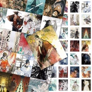 192 Stickers Historical Figures Fan Figures Stickers Li Bai Yuqian Famous Chinese Style Stickers DIY