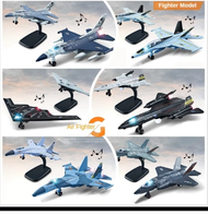 Miniatur Diecast Pesawat Tempur F16 F18 F35 LT6 SR71 Soviet SU 35 J15 - Biru