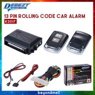 DEBEZT K2017 13 PIN ROLLING CODE CAR ALARM SYSTEM / CAR REMOTE BUTTON ALARM SYSTEM