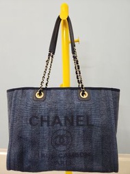 Chanel Canvas Deauville Tote Bag