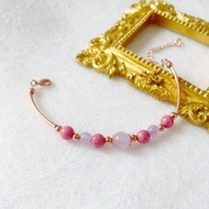 薔薇輝石 紫水晶 手鏈 天然石 生日禮物 姊妹禮物
