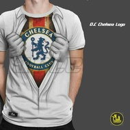 100% ORIGINAL CHELSEA 3D T-Shirt/Football T-Shirt