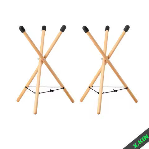 Adjustable Handpan Stand Universal Solid Wood Stand for Ethereal Drums/Handpan Instruments Small, Me