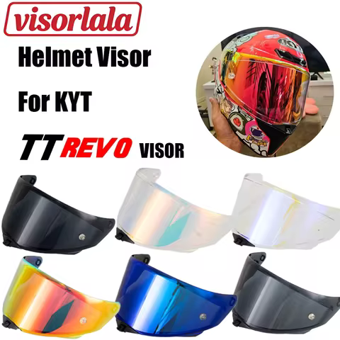 Motorcycle helmet Visor for KYT TT Revo Helmets Replacement Lens Shield Windshield Glass goggle for 