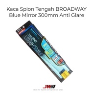 BROADWAY BLUE CENTER REARVIEW MIRROR - BROADWAY BLUE CENTER CAR MIRROR