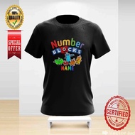 NUMBER BLOCKS WITH NUMBER 1 UNTIL 5 DESIGN 3 CAN ADD ON NAME TSHIRT ROUND NECK FOR ALL