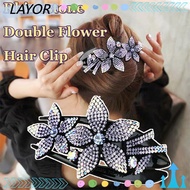 LAYORSG Rhinestone  Dovetail Clip Charm Durable