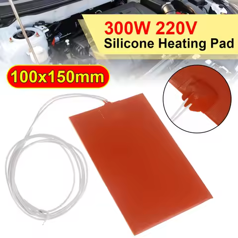 Car Engine Oil Pan Sump Tank Heating Pad 300W 220V Engine Oil Tank Waterproof Silicone Heater Pad Th