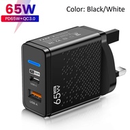 65w USB Fast Charger For Voice Raw Charger PD Cable Qc3.0/pd 33w PD Fast Charging Charger Power Adap