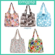 OMG Reusable Shopping Carriers Large Capacity Foldable Grocery Bag for Daily Errands