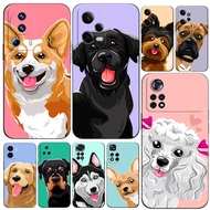 Case For Xiaomi Redmi 12 4G Note 12 5G POCO X5 PRO 5G Phone Cover Funny Lovely Dogs