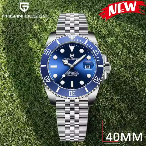 PD1661 PAGANI Design 40mm Automatic Miyota-8215 Sports Men Mechanical Watch Business Stainless Steel