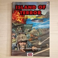 COMIC ISLAND OF BATTLE OF IWO JIMA TERROR ISLAND TEROR BATTLE OF IWO JIMA BY PESTS AND ERSKINE AND W