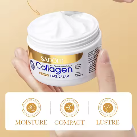 SADOER Collagen Firming Face Cream sknicare Moisturizing Hydrating Creams Faical Beauty Skin Care Pr