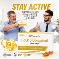 Vitamode CoQ10 Ubiquinol 100mg Softgel (30s) - Daily Heart & Energy Support [Halal]