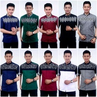 PRIA Koko Shirt For Adult Men Combination Of Embroidery BATIK FASHION For Adult Men Short Sleeve Latest ANS