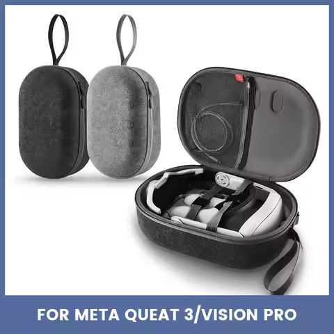 With Charging Port Storage Bag For Apple Vision Pro Anti scratch Carrying Case Handbag Box For Meta 