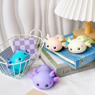Squeeze Toys Squishy Axolotl Doll Soft Stress Relief Random Color 1 Piece