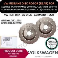 VW ORIGINAL DISC BRAKE ROTOR (REAR) FOR AUDI RS6 [4.0L] '13-18YR / RS7 [4.0L] '13-18YR (356MM)