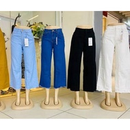 RANDOM COLOR ALL SIZE      Palazzo jeans for Women high quality Ready Stock size 26-36