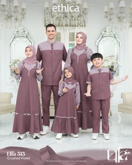 Ethica Sarimbit Keluarga Elfa 313 Crushed Violet Sarimbit 2025 Terbaru