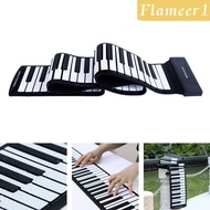 [flameer1] Roll up Piano Electric Hand Roll Piano Keyboard for Travel Gifts