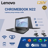 (Warranty 18 Month) LENOVO N22 CHROMEBOOK | PLAYSTORE / DISPLAY 11'8 / SSD 16GB / 4GB RAM / Intel Ce