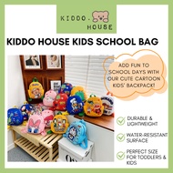 Kiddo House Beg Tadika Kanak-Kanak Kids School Bag Cute Cartoon Beg
