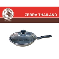 泰国斑马牌 Zebra Thailand Non Stick Gemini Wok 32cm with Glass Lid 174574