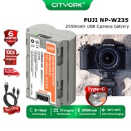CITYORK NP-W235 2550mAh Fuji USB Camera Battery For XS20 XT5 XH2 X-T4 XT4 GFX100S X-H2S XH2S GFX50SI