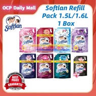 【New】SOFTLAN FABRIC SOFTENER 1.5L/1.6L REFILL Value Pack 1 Box 8 Pack