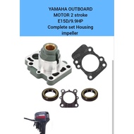 YAMAHA OUTBOARD MOTOR 15HP E15D 6E7-45331 complete set Housing Oil seal # 2 stroke outboard engine p