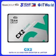 TeamGroup CX2 – 2TB SATA III 2.5” SSD for Desktop & Laptop T253X6002T0C101 itw
