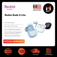 Xiaomi Redmi Buds 6 Lite Earbuds | 38 hours extended battery life | Dual-mic AI noise reduction call